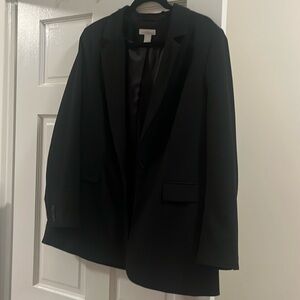 Oversized Black Blazer H&M VGUC Size L